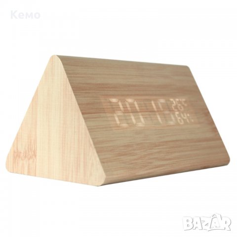 Настолен дървен лед часовник, снимка 11 - Други - 23810658