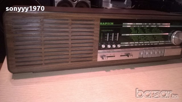 Kapsch troubadour automatic 6020 retro receiver-внос швеицария, снимка 6 - Ресийвъри, усилватели, смесителни пултове - 15241040