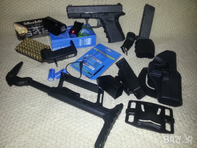 Всичко за Пистолети Глок (лазер,фенер,приклад,кобури,ръкохватки и др), снимка 1 - Оборудване и аксесоари за оръжия - 23534674