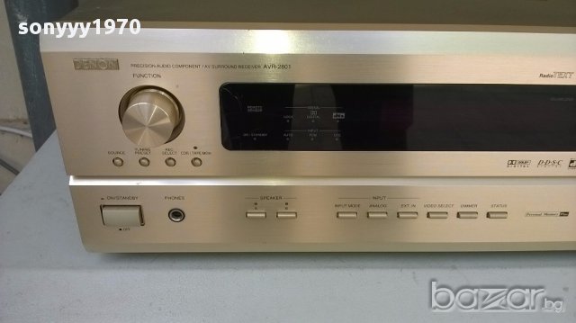 denon avr-2801-receiver-japan-от швеицария, снимка 7 - Ресийвъри, усилватели, смесителни пултове - 18152338