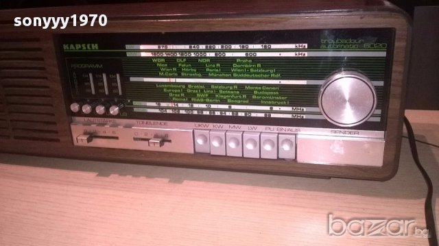Kapsch troubadour automatic 6020 retro receiver-внос швеицария, снимка 3 - Ресийвъри, усилватели, смесителни пултове - 15241040