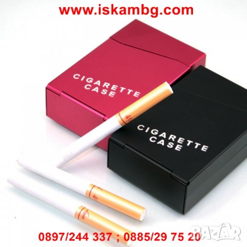 Алуминиева кутия за 80-84мм. цигари, снимка 3 - Електронни цигари - 26113142