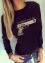 NEW! Дамски топ FASHION KILLER с GUN принт! Поръчай тениска С Твоя Снимка или идея!, снимка 2