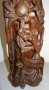 Китайска статуетка от дърво - дърворезба, снимка 3