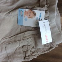 Бебешки панталонки - подплатени джинсови - Bornino 74/80 , снимка 3 - Панталони и долнища за бебе - 23673874