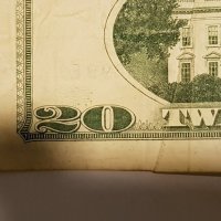 Много рядка 20 доларова банкнота с дефект при отпечатването, снимка 16 - Нумизматика и бонистика - 16138937
