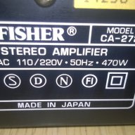 fisher ca-272- stereo integrated amplifier-470wata на трафа-japan, снимка 11 - Ресийвъри, усилватели, смесителни пултове - 10282855