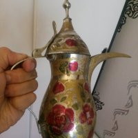 Красив Османски Чайник Кафеник Кана  Ибрик, снимка 6 - Колекции - 23051523