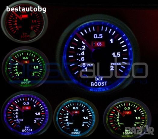 Измервателен уред буустметър RGB с опушено стъкло - БЕЗПЛАТНА ДОСТАВКА с ЕКОНТ!!!, снимка 1