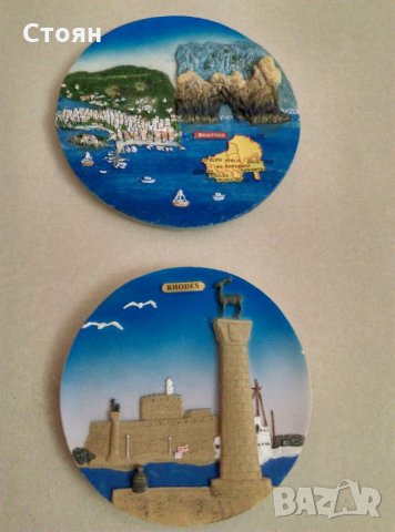 Голями и по малки сувенири-магнити от острови на Гърция, снимка 4 - Декорация за дома - 22848394
