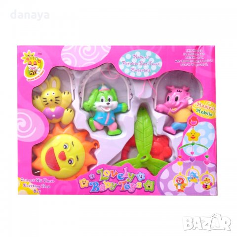 Музикална въртележка за бебешко креватче дрънкалки за бебе, снимка 3 - Музикални играчки - 23622422