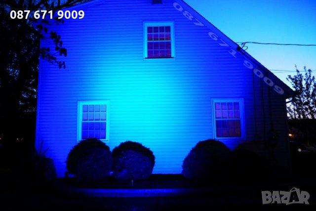 RGB Прожектор с смяна на цветовете, цветен с дистанционно фенер LED , снимка 9 - Прожектори - 23312121