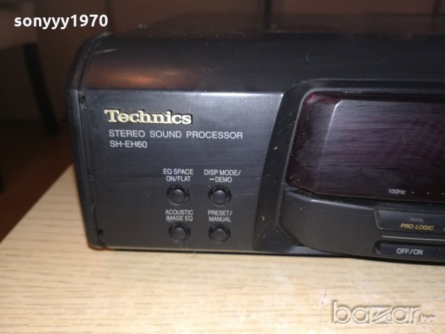 technics sh-eh60 stereo sound processor-made in japan, снимка 11 - Ресийвъри, усилватели, смесителни пултове - 20168228