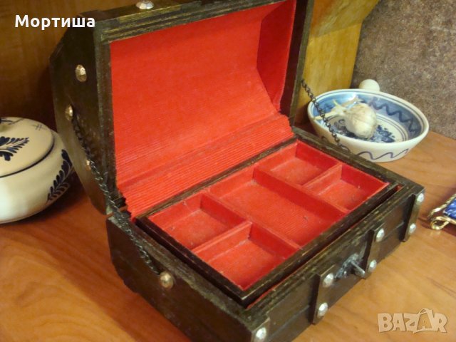 Великолепна ръчно изработена френска  кутия за бижута , снимка 3 - Декорация за дома - 25367174