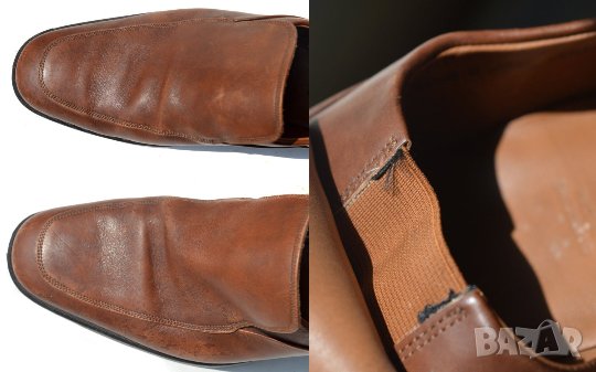 Bally since 1851 мъжки обувки естествена кожа кафеви Made in Switzerland, снимка 3 - Ежедневни обувки - 23478173