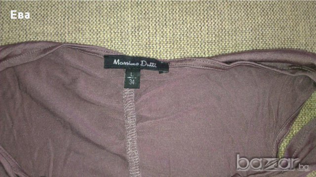 Красиво потниче от копринено жарсе Massimo Dutti, размер L, снимка 4 - Корсети, бюстиета, топове - 14350362