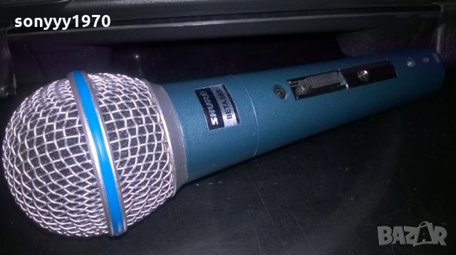 shure beta sm58s profi mic-жичен марков микрофон, снимка 12 - Микрофони - 23849674