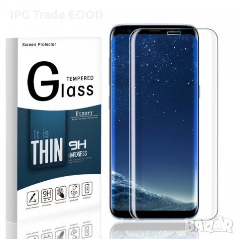 Samsung Galaxy S8 Plus стъклен протектор цял 