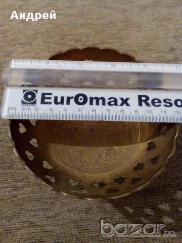 Бронзова купа, снимка 2 - Антикварни и старинни предмети - 17712892