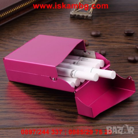 Алуминиева кутия за 80-84мм. цигари, снимка 12 - Електронни цигари - 26113142