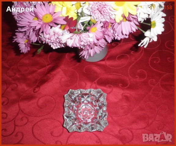 Кристален пепелник – френско производство