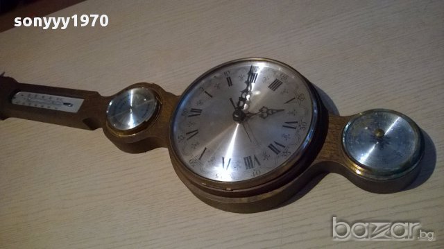 ПОРЪЧАН-Месинг-антика-ретро часовник с уреди 70/20см, снимка 12 - Антикварни и старинни предмети - 13739651