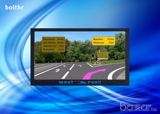 GPS НАВИГАЦИЯ WEST ROAD WR-X584S FM EU 800MHZ