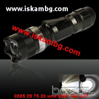 Мощен фенер ( ПРОЖЕКТОР ) POWER STYLE с CREE LED,500 lm, Police, снимка 2 - Екипировка - 12392141