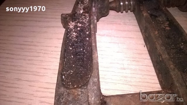 стяга-метална немска-26х14см-внос швеицария, снимка 15 - Стяги - 18769191