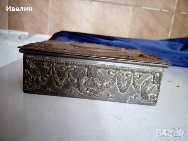 стара посребрена антикварна кутийка-арт деко, снимка 4 - Антикварни и старинни предмети - 21698101