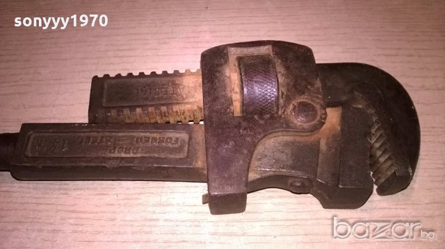 АНТИКА-drop forged-steel 14 in-40см-с дървена дръжка-внос швеицария, снимка 8 - Други инструменти - 18429878