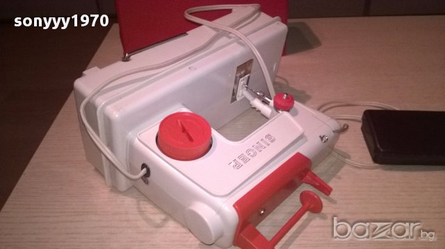 Singer-made in france 25х24х11см-ретро колекция-внос швеицария, снимка 6 - Антикварни и старинни предмети - 17567362