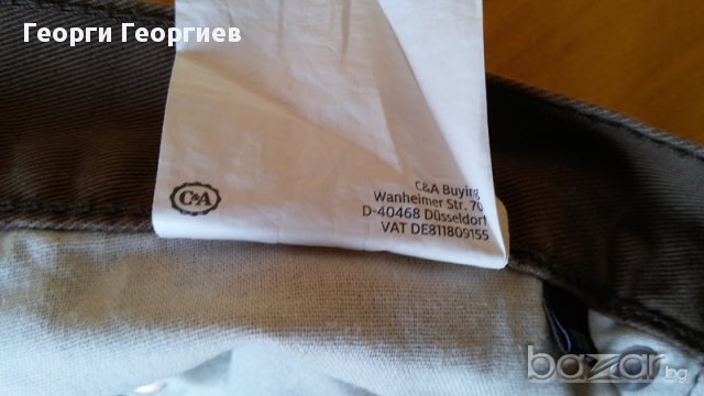 Мъжки дънки C&A /Си енд Ей, 100% оригинал, снимка 7 - Дънки - 17567927