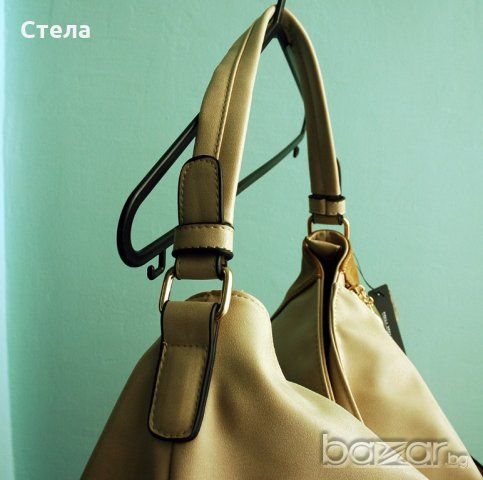 Meli Melo Дамска чанта - нова, беж, с етикет , снимка 5 - Чанти - 19839320