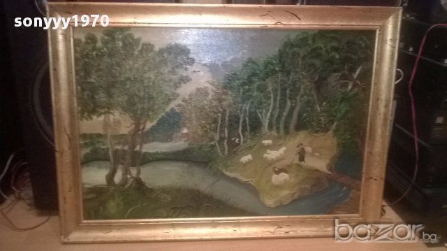 A.robles картина-маслени бои 90х66см-внос от канарските острови, снимка 9 - Антикварни и старинни предмети - 16073981