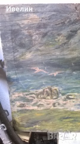 стара картина-пейзаж, снимка 2 - Картини - 25089467