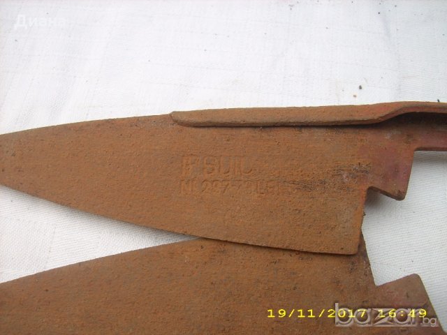 стара кована ножица за стригане на овце с маркировка, снимка 8 - Антикварни и старинни предмети - 19938190