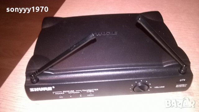 shure ut4 diversity receiver-приемник за микрофон, снимка 4 - Микрофони - 25105536