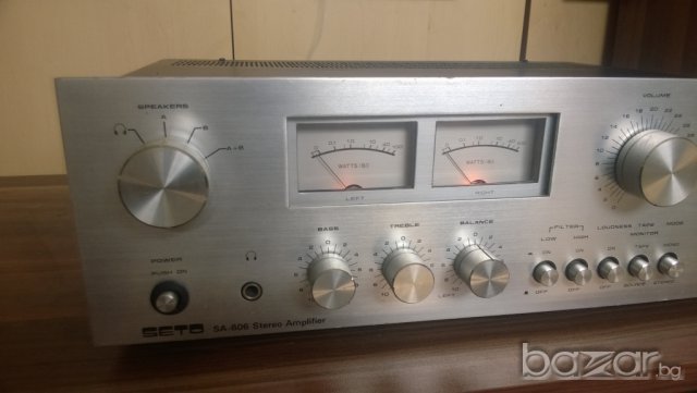 seto sa-606-stereo amplifier 180w-внос швеицария, снимка 5 - Ресийвъри, усилватели, смесителни пултове - 8017451