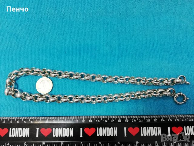 Чисто нов почистен излъскан запазен сребърен ланец с печат 925 масивен синджир 113 грама сребро, снимка 12 - Колиета, медальони, синджири - 21994081