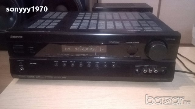 Onkyo tx-sr507/380w/hdmi av receiver-внос англия, снимка 3 - Ресийвъри, усилватели, смесителни пултове - 17045594