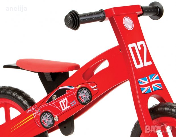 Баланс колело Колите, велосипед без педали дървено 2-5 години, снимка 3 - Скутери и тротинетки - 25380083