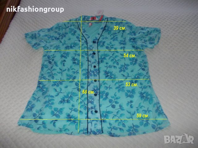 Светло синя риза на клончета, L размер, снимка 4 - Ризи - 24895003