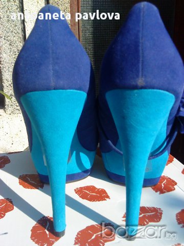 обувки в два цвята  , снимка 7 - Дамски обувки на ток - 11528191