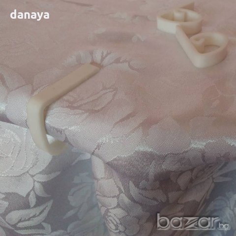 339 Бели пластмасови щипки за покривка за маса против повдигане от вятъра, снимка 8 - Други - 21296265