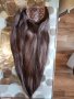 Опашка 100% естествена коса, 100гр., 60см. 1С, снимка 1 - Аксесоари за коса - 25680088