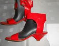 Дамски  червени сандали Chloé 100 % кожа ,100 % оригинални , снимка 1