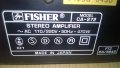 fisher ca-272 stereo integrated amplifier-470wata на трафа-japan, снимка 7
