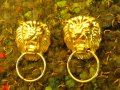Позлатени сребърни обици, снимка 4