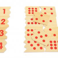  Математика пъзел Монтесори в кутия с плочки и карти за ранна възраст , снимка 3 - Образователни игри - 24999344